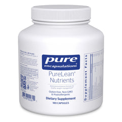 Pure Encapsulations PureLean Nutrients bottle supports balanced metabolism.