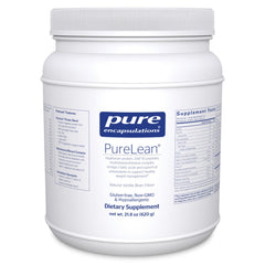 Pure Encapsulations PureLean Protein bottle with vanilla label supporting daily protein intake
