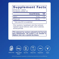 Pure Encapsulations R-Lipoic Acid Stabilized capsules ready for daily use