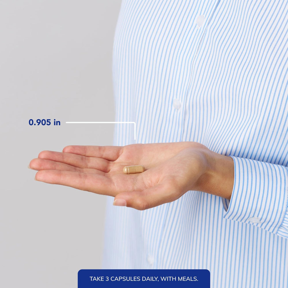 Serving image with a glass of water, illustrating easy daily use.