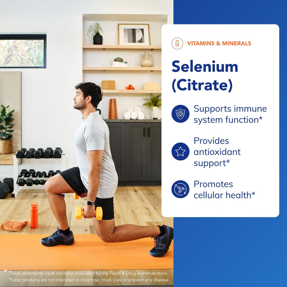 Pure Encapsulations label closeup shows vegan gluten-free Selenium Citrate