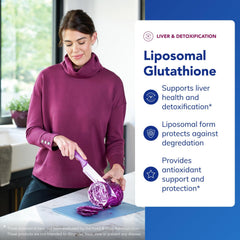 Pure Encapsulations Setria glutathione ingredient highlights premium antioxidant source.