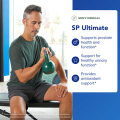 Pure Encapsulations SP Ultimate ingredients panel highlighting saw palmetto and antioxidants.