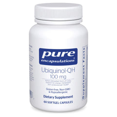 Pure Encapsulations Ubiquinol-100mg bottle for daily energy support