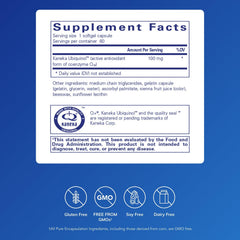Ubiquinol softgel capsules from Pure Encapsulations for convenient antioxidant support