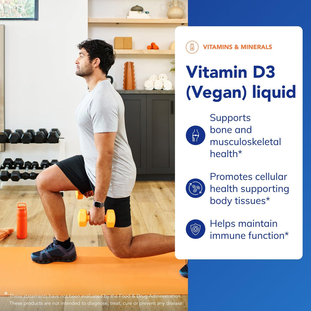 Label highlights vegan plant-based D3 from lichen