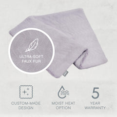 Pure Enrichment PureRadiance Amethyst Dusk six heat settings displayed on the controller.