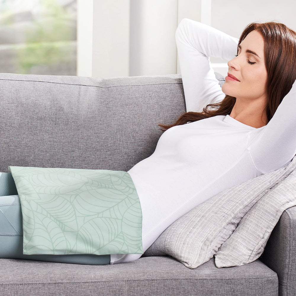 PureRelief Express shows four heat settings for personalized warmth.