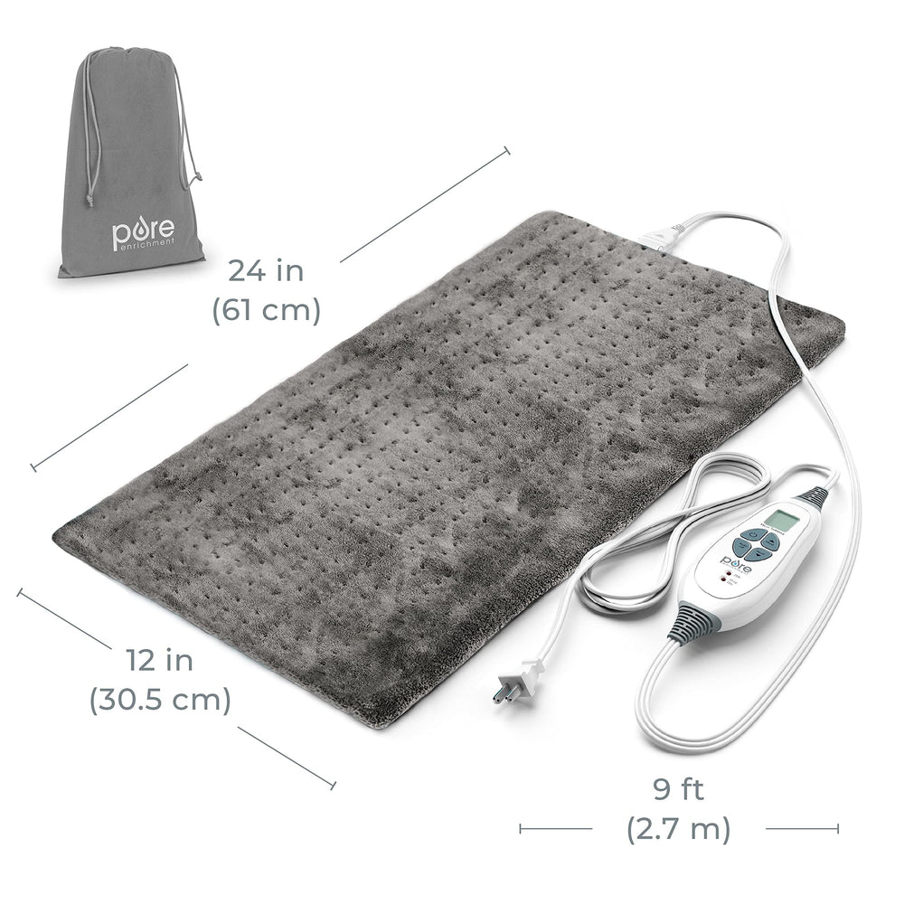 Detachable LCD controller and storage bag for convenience with PureRelief XL.