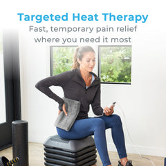 InstaHeat technology provides quick, targeted warmth on the PureRelief XL pad.