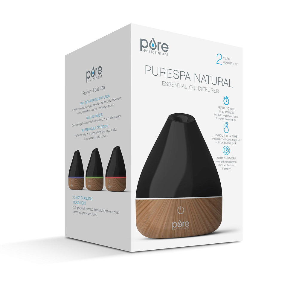 Pure Enrichment PureSpa diffuser covers rooms up to 250 square feet