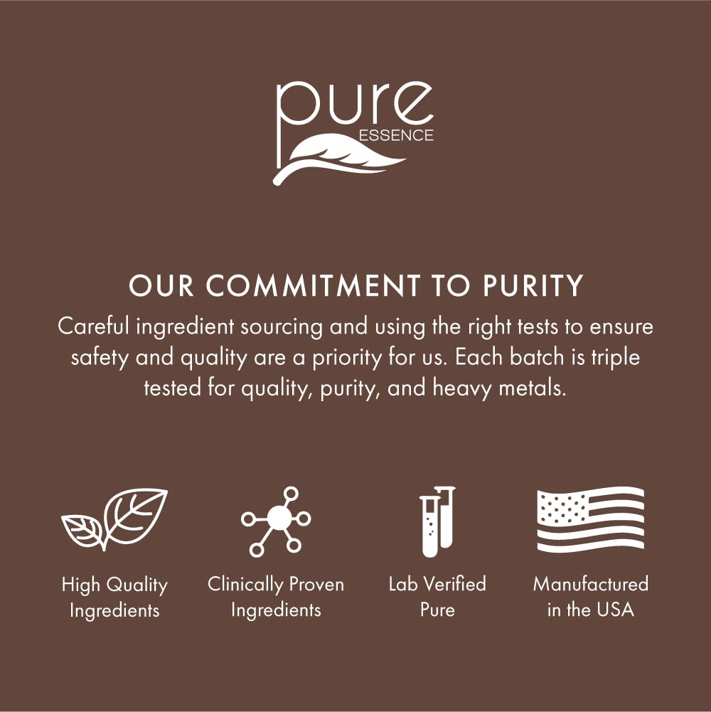 Longevity packaging by Pure Essence Labs conveying quality and allergen safety