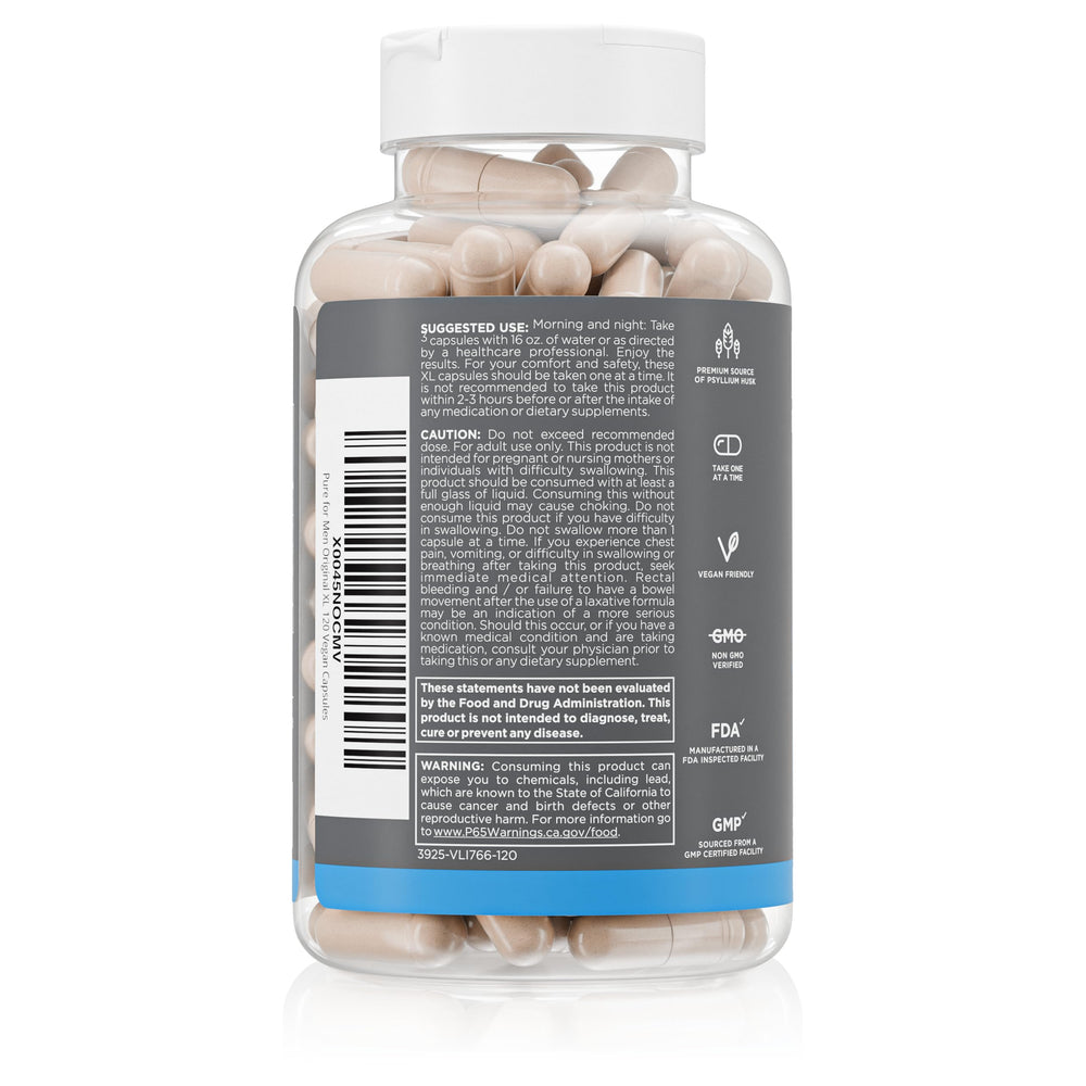 Pack of Stay Ready Fiber Extra Strength capsules ready for daily vegan fiber support.