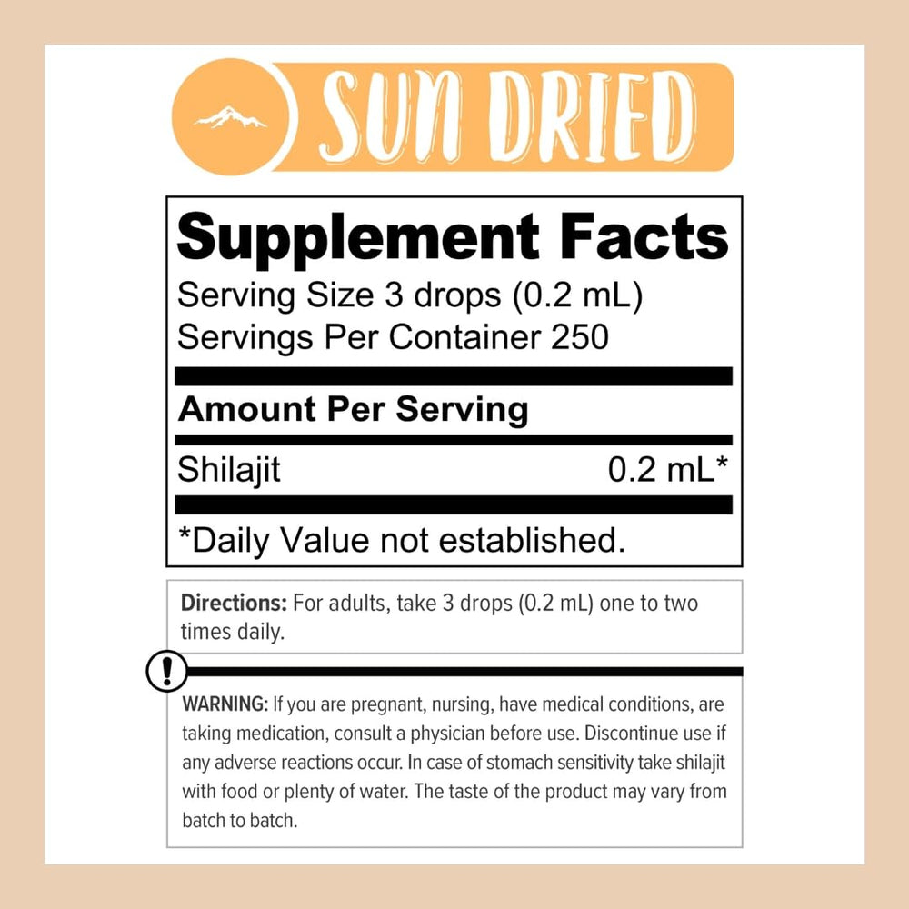 Pure Himalayan Shilajit drops added to tea for a smooth boost.