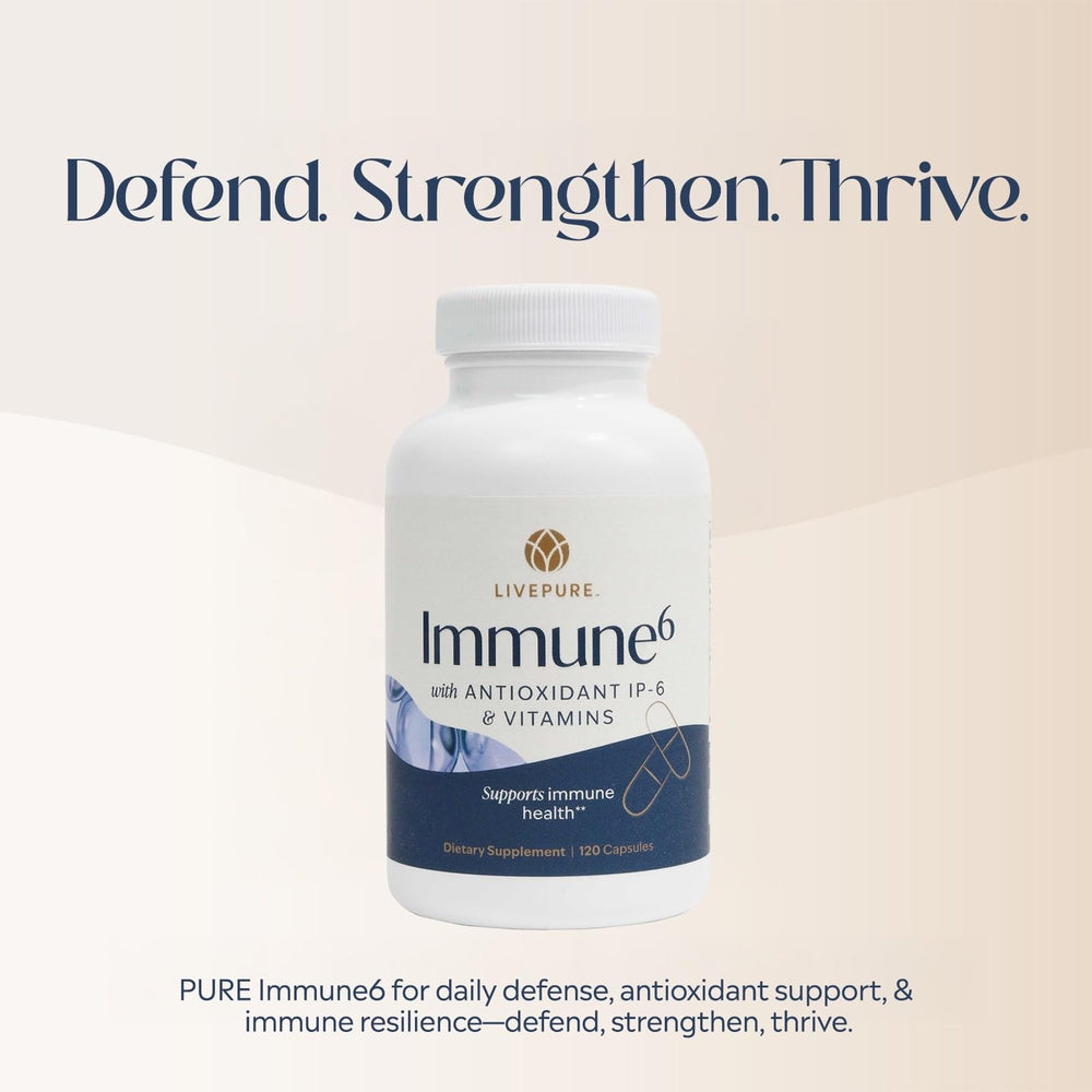 PURE Immune6 vitamin D3 tablets for daily wellness support.