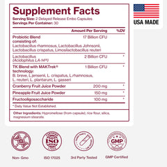Pure Micronutrients prebiotics with natural ingredients promote balanced vaginal flora