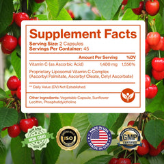 Pure Micronutrients Pure Liposomal Vitamin C close-up highlights capsule texture and purity