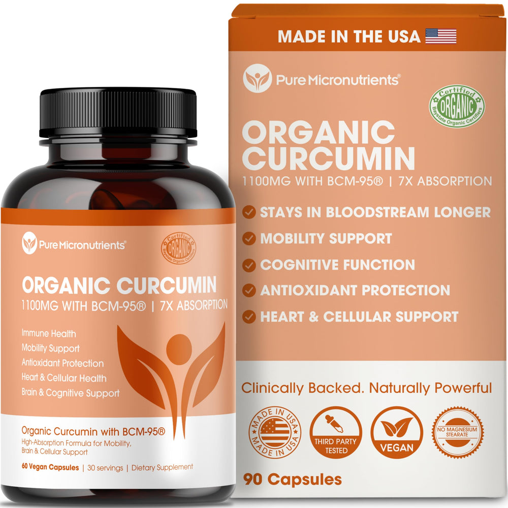 Pure Micronutrients turmeric-curcumin BCM-95 bottle supports daily wellness.
