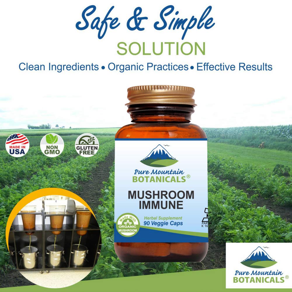 14-mushrooms formulation from Pure Mountain Botanicals supports balanced daily wellness