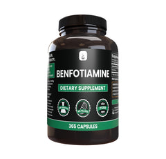Pure Original Ingredients Benfotiamine bottle pour for easy daily use.