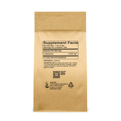 Pure Original Ingredients L-Glutamine powder scoop demonstrates convenient dosing.