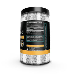 Close-up of Pure Original Ingredients Vitamin C capsules highlighting pure formula for everyday wellness