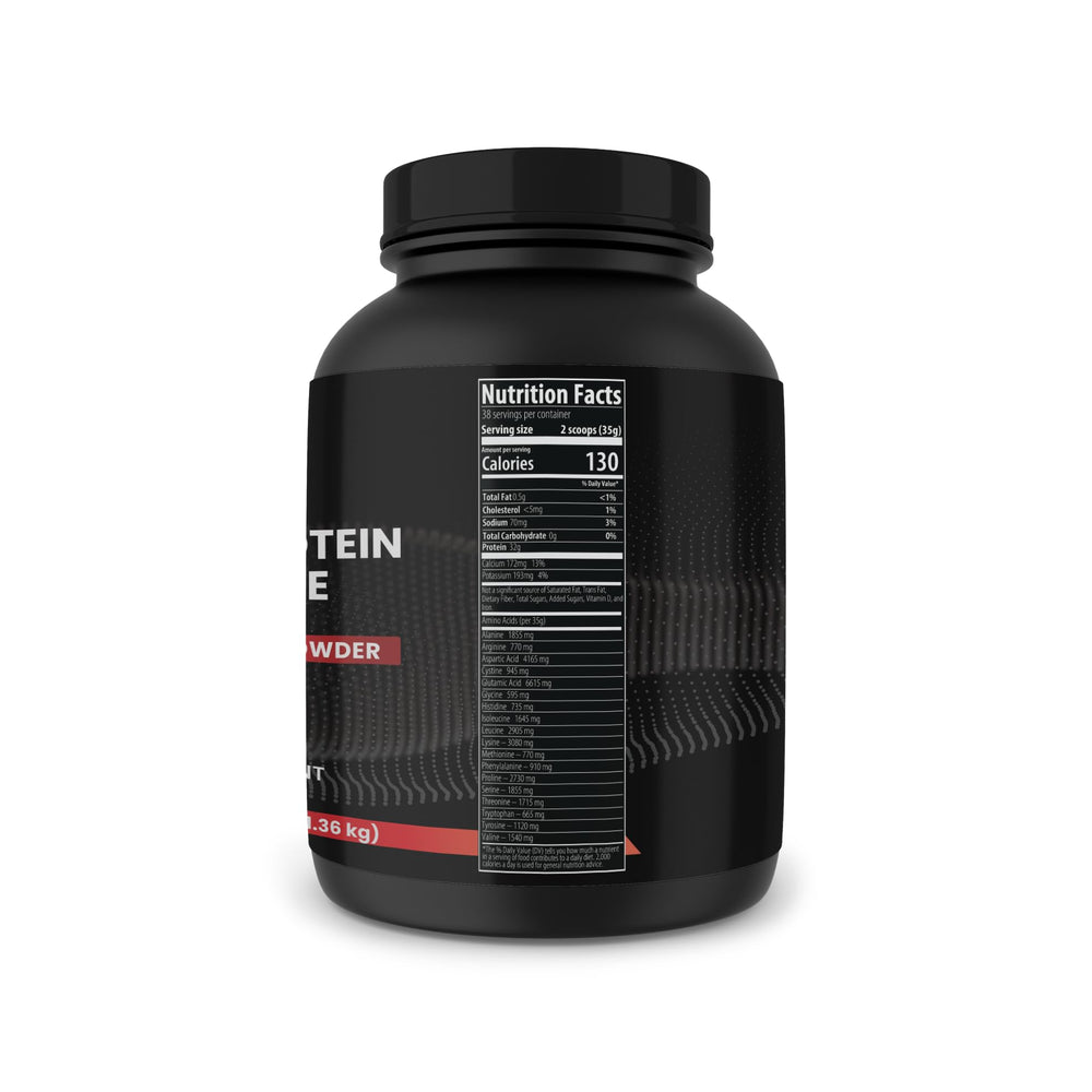Pure Original Ingredients Whey Protein Isolate unflavored shake ready for taste customization