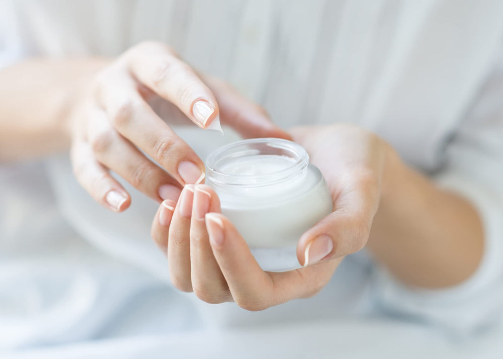 Pure Original Ingredients zinc oxide white powder close-up, uncoated and pure for multipurpose use