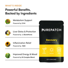 Pure Patch Recovery Patch skin-friendly adhesion close-up.