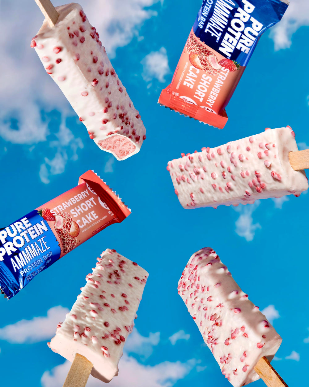 Pure Protein AMMMAZE strawberry bars are an easy post-workout or mid-day snack.
