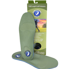Pure Stride Golf Orthotics arch support insert for comfortable swings.