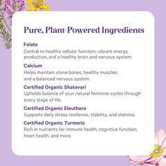 Pure Synergy bottle label closeup emphasizes transparency and ingredient quality.