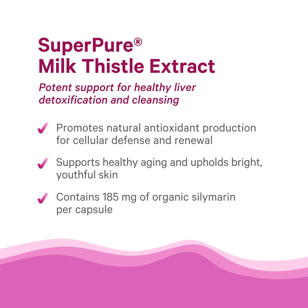 Pure Synergy organic milk thistle seeds highlight purity