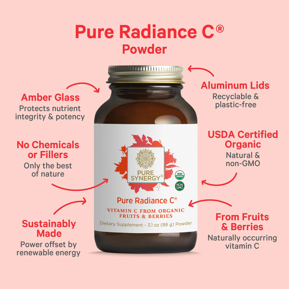 Pure Synergy Pure Radiance C powder scoop for daily dose serving