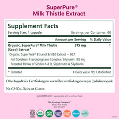 Pure Synergy capsules close-up highlighting organic ingredients for daily liver wellness