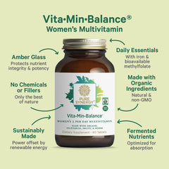 Pure Synergy Vita-Min-Balance tablets ready for daily use and energy support