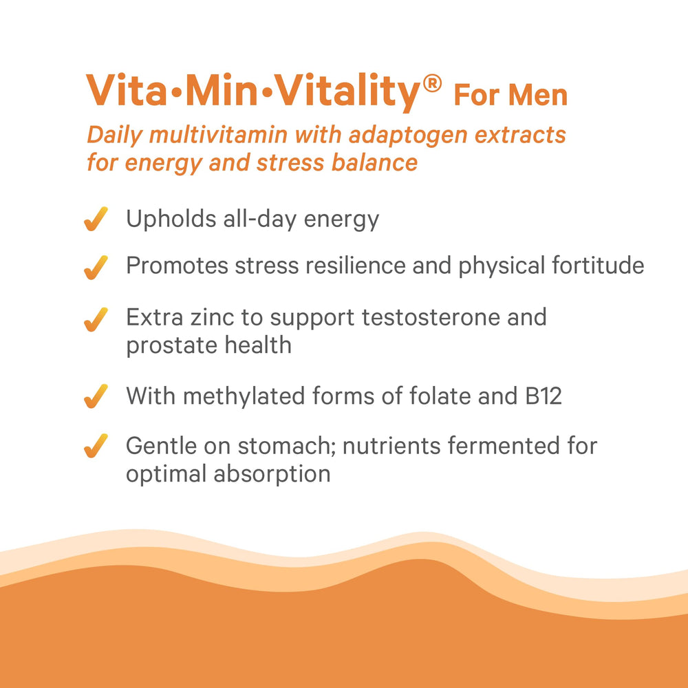 Vita·Min·Vitality adaptogens blend designed for resilience