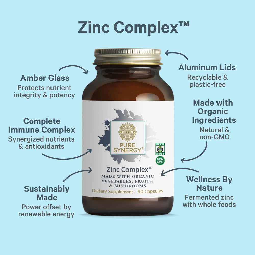 Organic cofactors and acerola vitamin C in Pure Synergy.