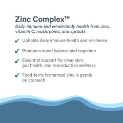 Fermented zinc with plant cofactors in Pure Synergy.
