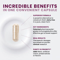 Elite IgG Immunolin dairy-free formula suitable for lactose-intolerant users