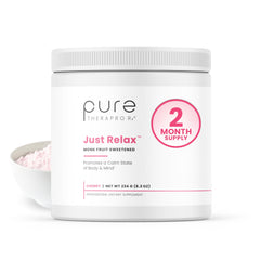 Pure Therapro Rx Just Relax Cherry bottle supports a calm mood