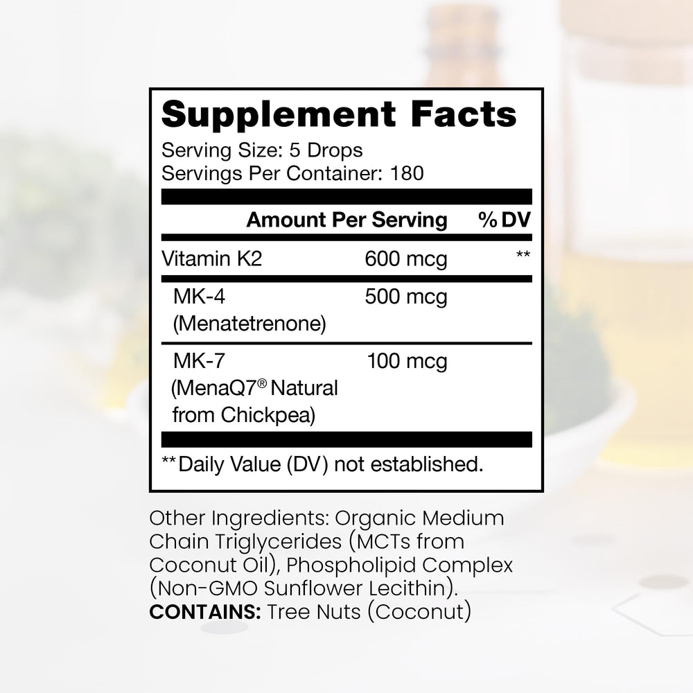Pure Therapro Rx Ultimate K2 bottle closeup emphasizes liposomal formula for enhanced absorption.