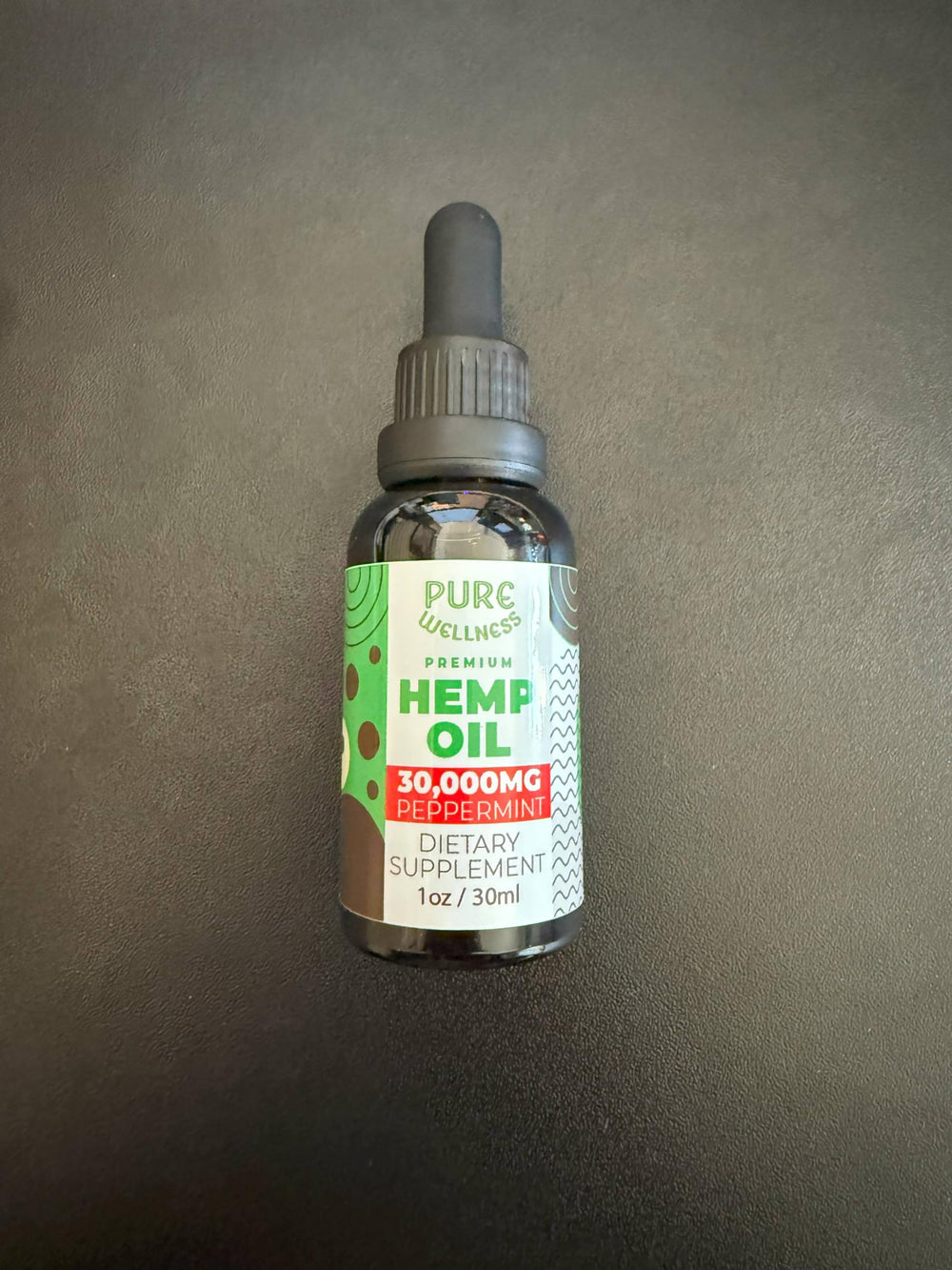 Pure Wellness hemp oil in hair care routine for shine and hydration