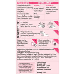 PURE WOMAN pH-ighter box front showing 10-count vaginal suppositories