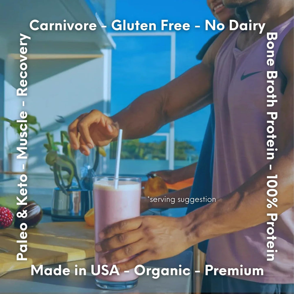 PureClean Protein collagen peptides types I to V displayed for broad amino nutrition