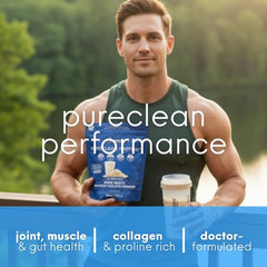 PureClean Protein nutrition label focusing on clean ingredients