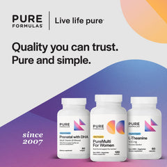 PureFormulas PureMulti for Women box packaging conveys American-made quality.