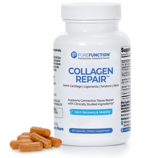 PureFunction Collagen Repair bottle front view for daily joint support and mobility