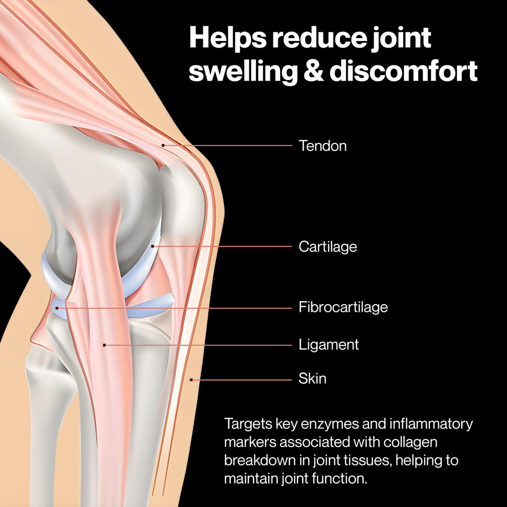 PureFunction Collagen Repair dosage scene showing two capsules with water for an easy routine