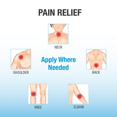 Puregen Labs Lidocaine 4% patch on back area targets discomfort.